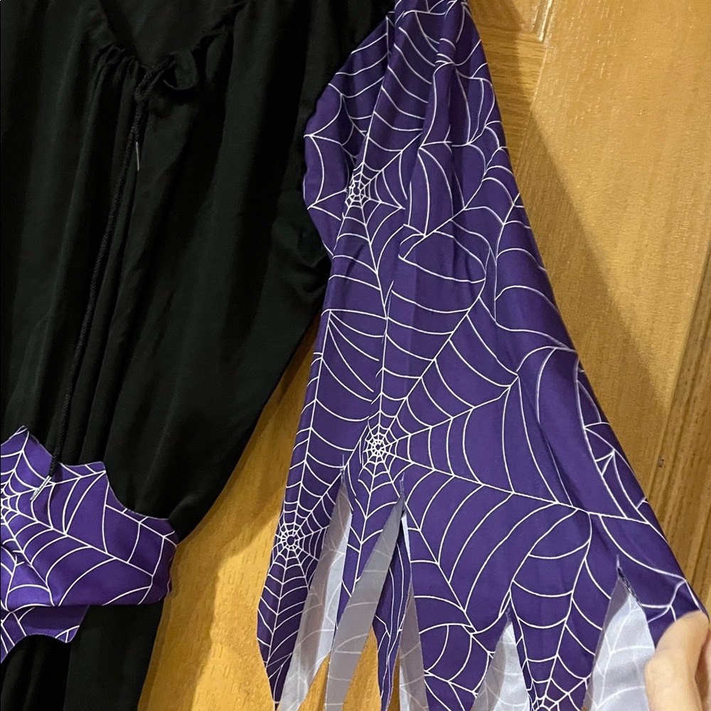 Spider woman/witch belted dress costume one size - Picture 5 of 11